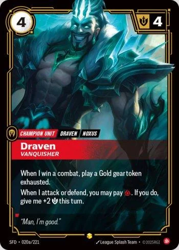Draven, Vanquisher 20A de Spiritforged