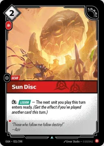 Sun Disc 21 de Origins