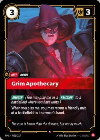 Grim Apothecary 21 de Riftbound Unleashed