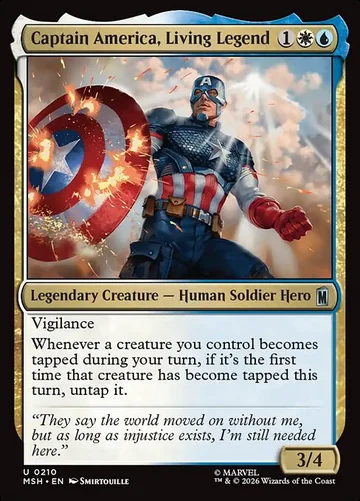 Captain America, Living Legend de Marvel Super Heroes