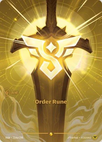 Order Rune 214A de Origins