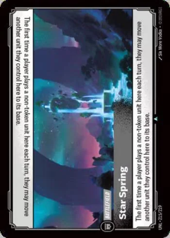 Star Spring 215 de Riftbound Unleashed