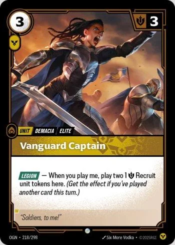 Vanguard Captain 218 de Origins