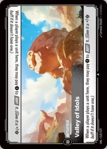Valley of Idols 218 de Riftbound Unleashed