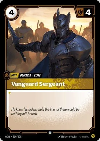 Vanguard Sergeant 219 de Origins