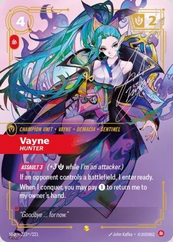 Vayne, Hunter 223S de Spiritforged