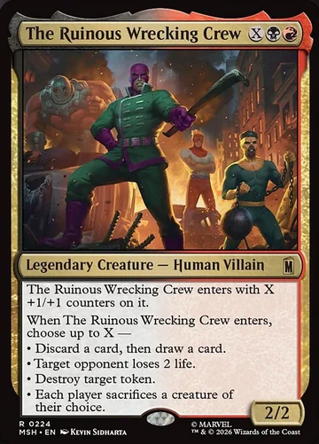 The Ruinous Wrecking Crew de Marvel Super Heroes