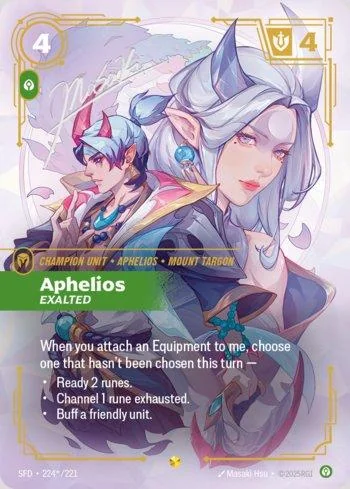 Aphelios, Exalted 224S de Spiritforged