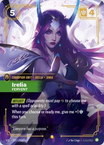 Irelia, Fervent 225S de Spiritforged