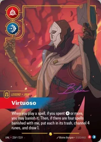 Jhin, Virtuoso 226S de Riftbound Unleashed