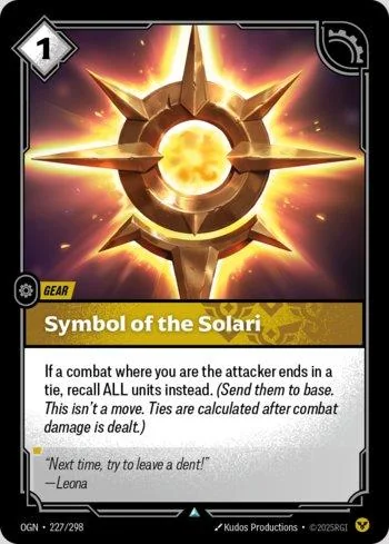 Symbol of the Solari 227 de Origins