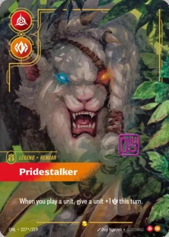 Rengar, Pridestalker 227S de Riftbound Unleashed