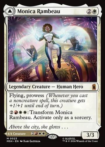 Monica Rambeau // Photon, Living Light de Marvel Super Heroes