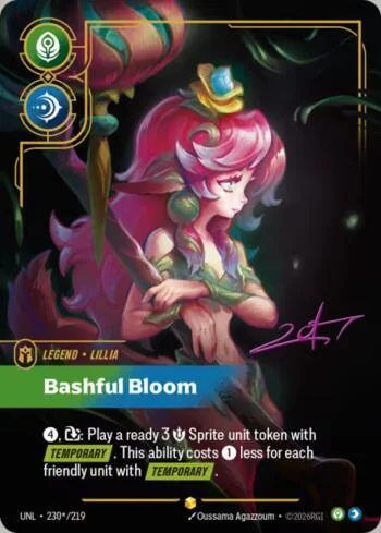 Lillia, Bashful Bloom 230S de Riftbound Unleashed