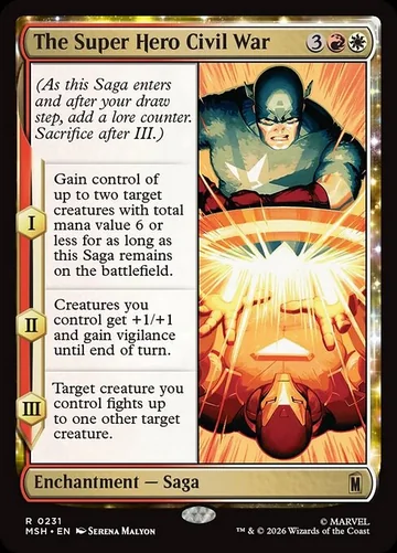 The Super Hero Civil War de Marvel Super Heroes