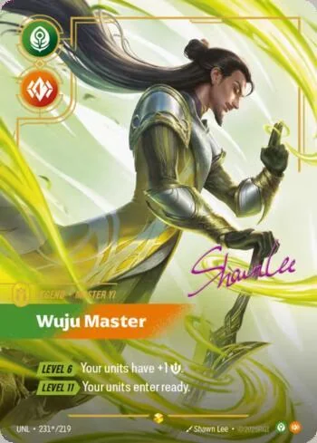 Master Yi, Wuju Master 231S de Riftbound Unleashed