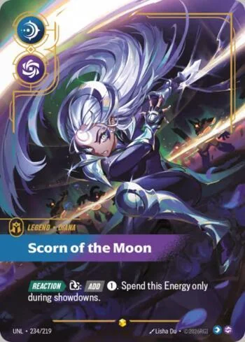 Diana, Scorn of the Moon 234 de Riftbound Unleashed