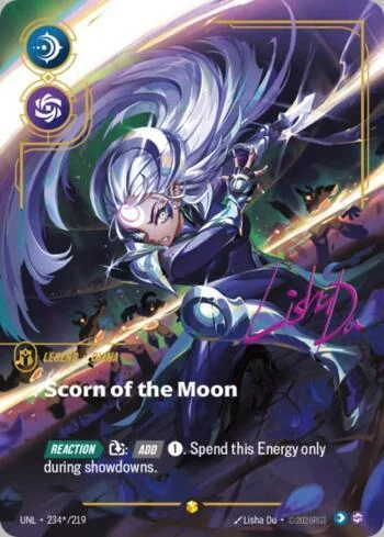 Diana, Scorn of the Moon 234S de Riftbound Unleashed