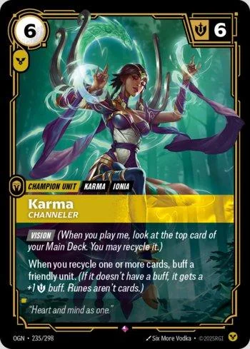 Karma, Channeler 235 de Origins