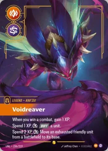 Kha'Zix, Voidreaver 236 de Riftbound Unleashed
