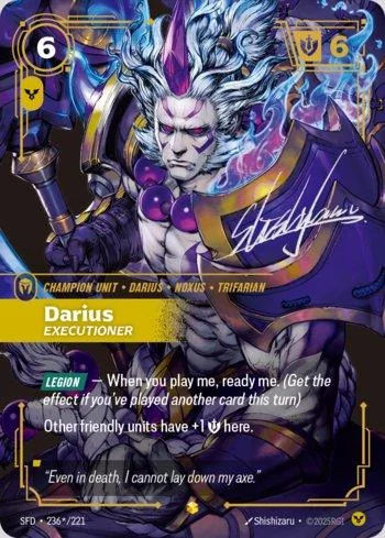 Darius, Executioner 236S de Spiritforged
