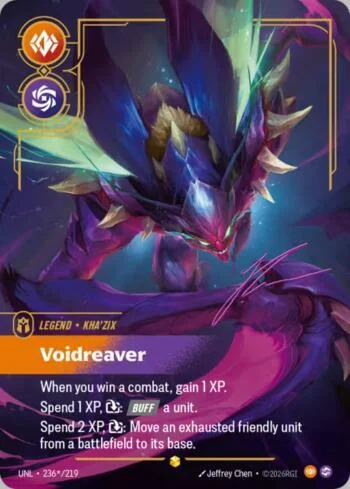 Kha'Zix, Voidreaver 236S de Riftbound Unleashed