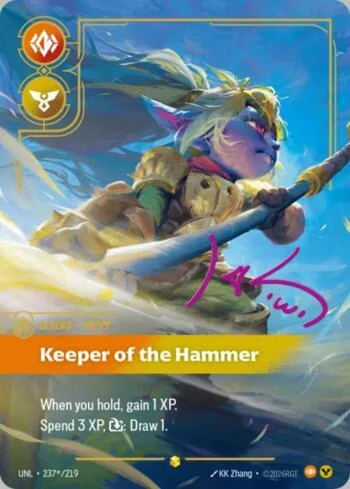 Keeper of the Hammer 237S de Riftbound Unleashed
