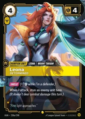 Leona, Determined 238A de Origins
