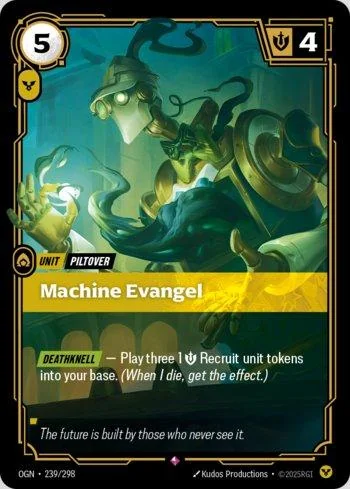 Machine Evangel 239 de Origins