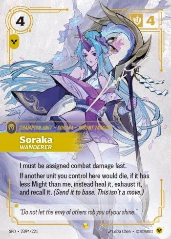 Soraka, Wanderer 239S de Spiritforged