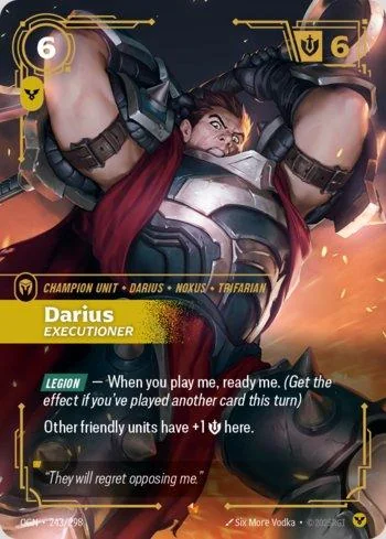 Darius, Executioner 243 de Origins