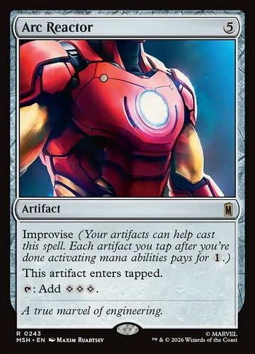 Arc Reactor de Marvel Super Heroes