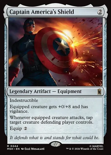 Captain America's Shield de Marvel Super Heroes