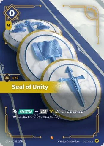 Seal of Unity 245 de Origins