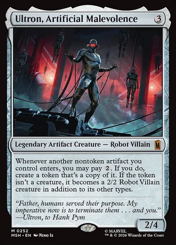 Ultron, Artificial Malevolence de Marvel Super Heroes
