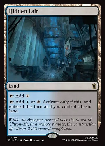 Hidden Lair de Marvel Super Heroes