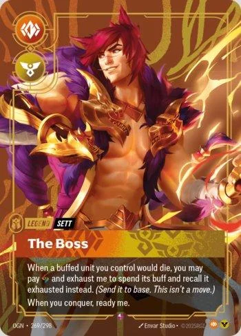 Sett, The Boss 269 de Origins