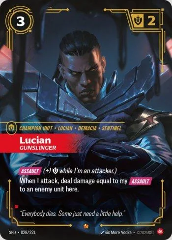 Lucian, Gunslinger 28 de Spiritforged
