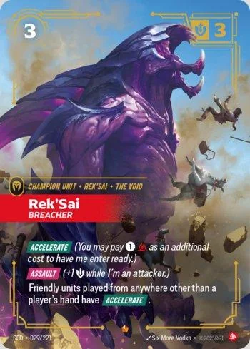 Rek'Sai, Breacher 29 de Spiritforged