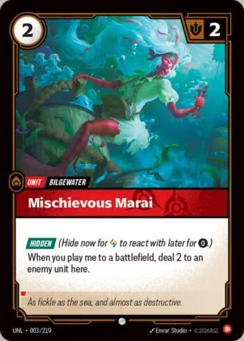 Mischievous Marai 3 de Riftbound Unleashed