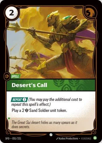 Desert's Call 31 de Spiritforged