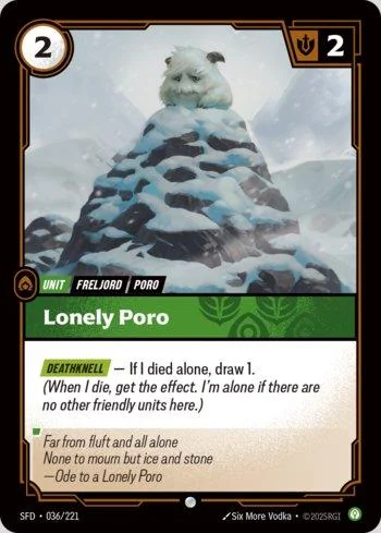Lonely Poro 36 de Spiritforged