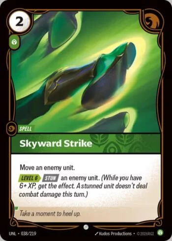 Skyward Strike 38 de Riftbound Unleashed