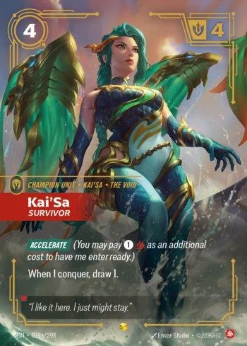 Kai'Sa, Survivor 39A de Origins