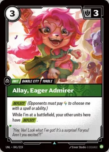Allay - Eager Admirer 41 de Riftbound Unleashed