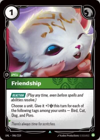 Friendship 46 de Riftbound Unleashed
