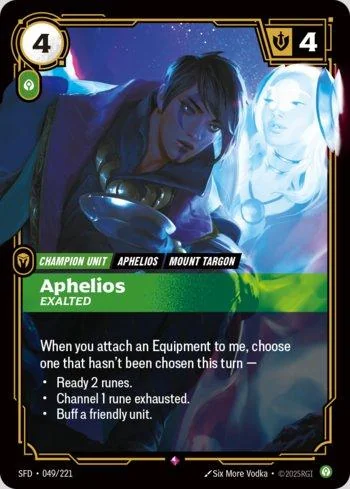 Aphelios, Exalted 49 de Spiritforged