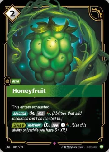 Honeyfruit 49 de Riftbound Unleashed