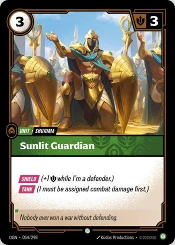 Sunlit Guardian 54 de Origins