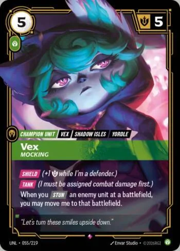 Vex - Mocking 55 de Riftbound Unleashed